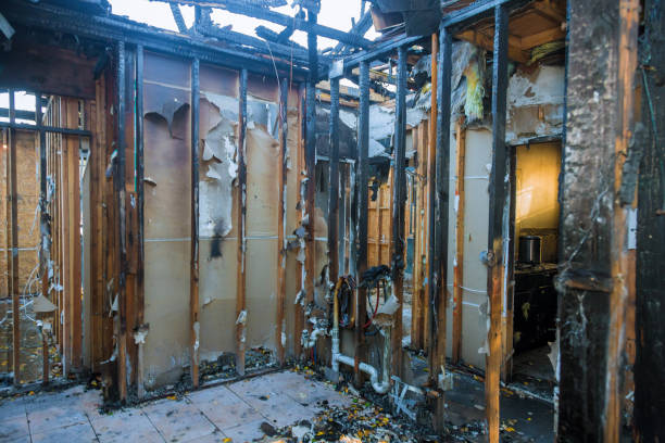 Professional Smoke Damage Restoration technician working in Milford, OH